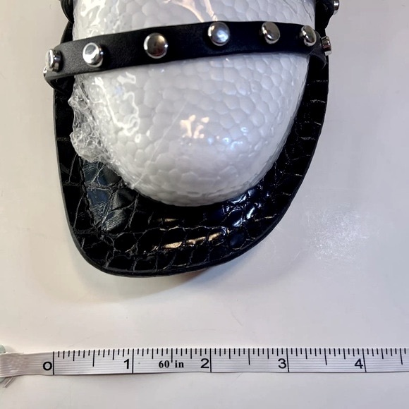 Dolce Vita Jaster Women’s Black with Silver Studs Strappy Flat Sandals Size 10 - Picture 14 of 15